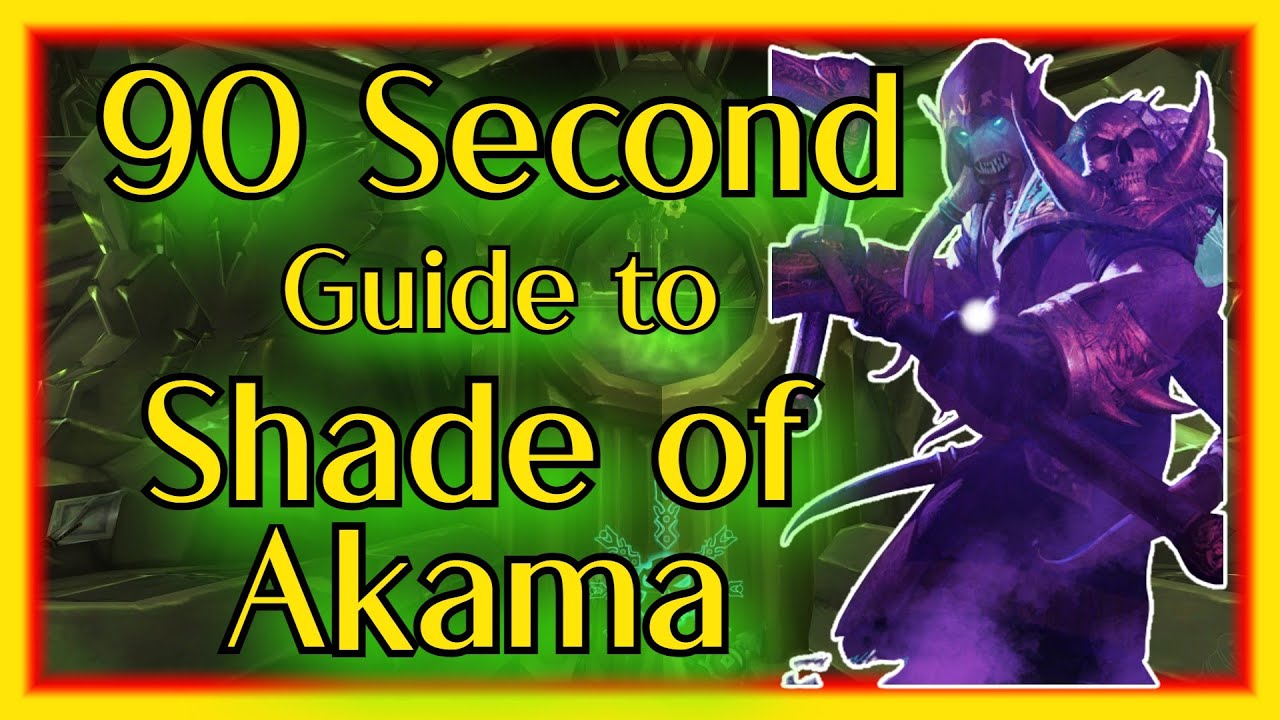 A 90 Second guide to killing Shade of Akama inside the Black Temple