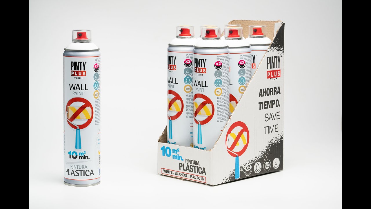 Pinta de blanco tus paredes, FÁCIL y RÁPIDO: Pintyplus Tech Wall Paint