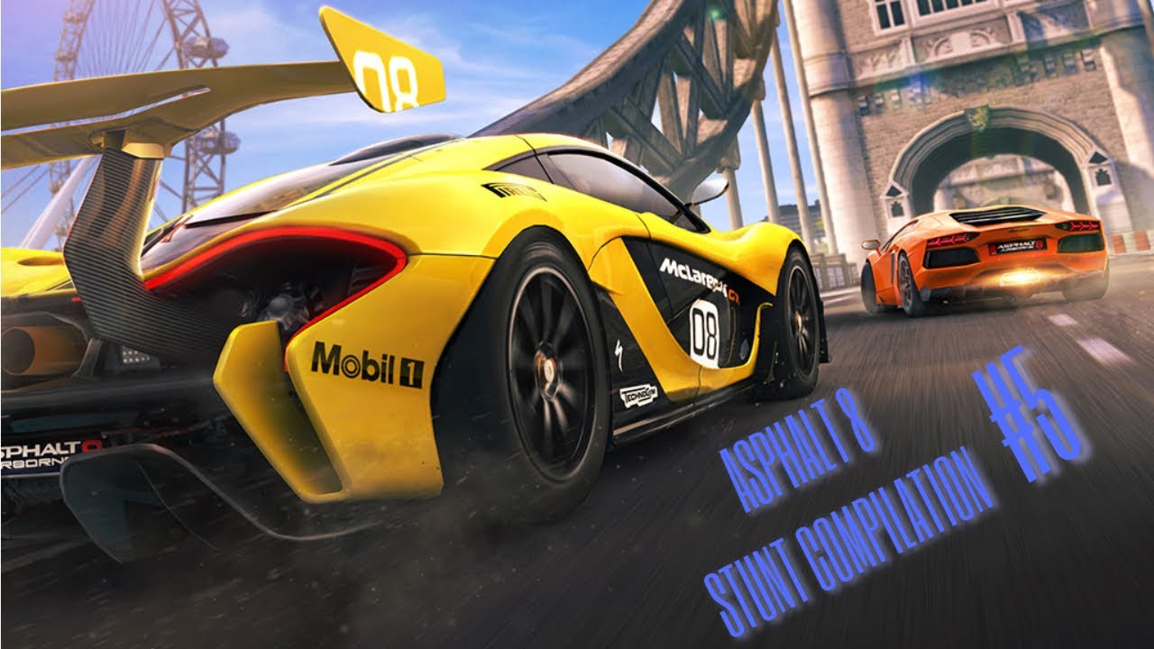 Asphalt 8 Stunt Compilation #5