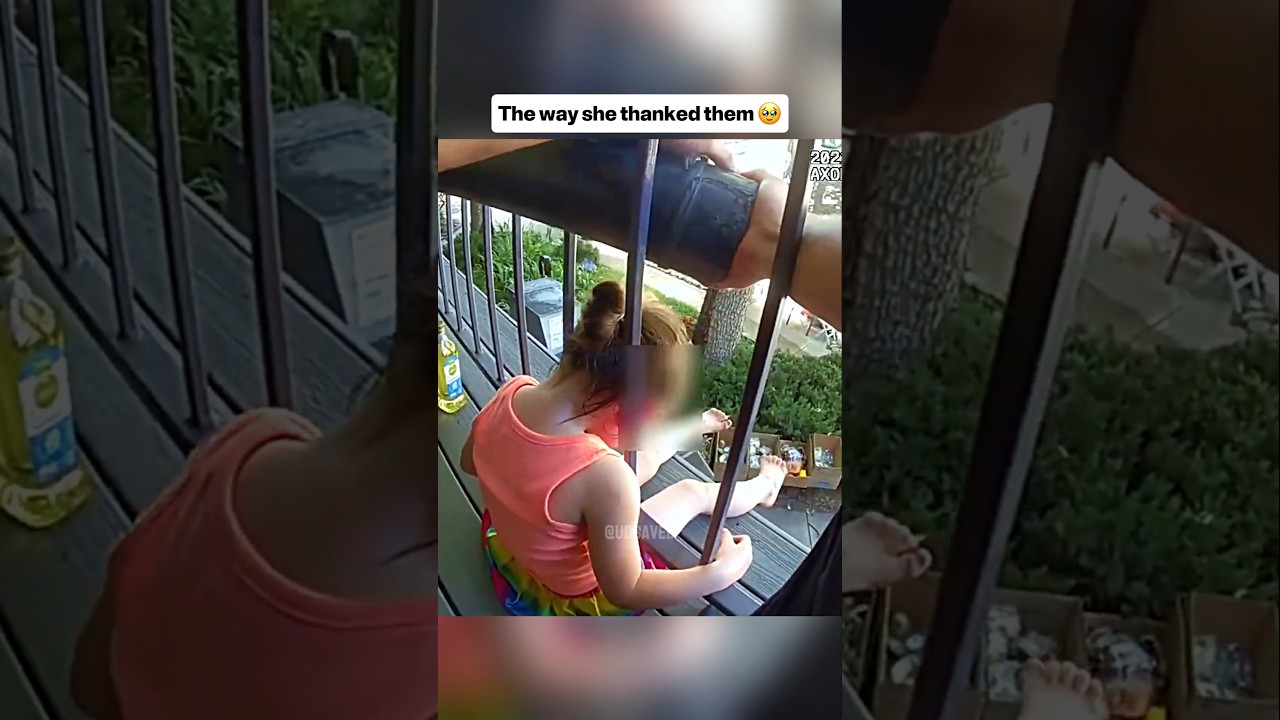 Colorado cops rescue toddler stuck in railing ❤️