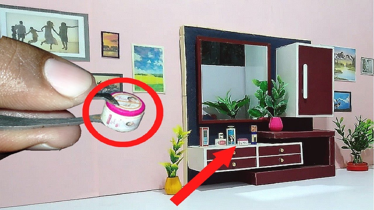 How to make mini dressing table