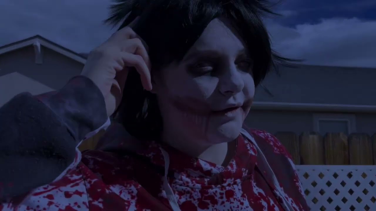 This is Halloween creepypasta cosplay music video 