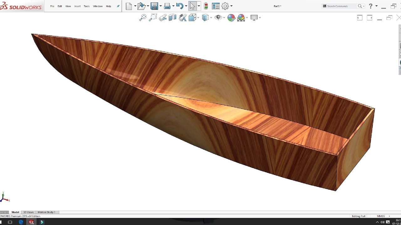 solidwork boat