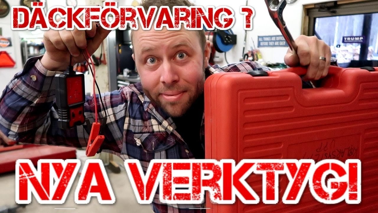 Nya verktyg! Och Ordning på däckförvaringen