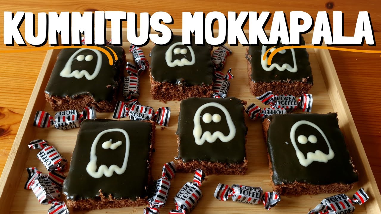 Kummitus Mokkapalat (Hopeatoffeekuorrute - Leivonta Haaste)