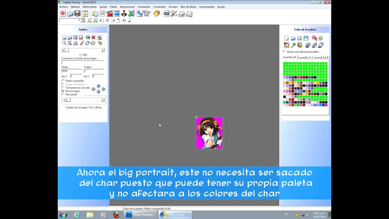 Mugen: Como hacer Small & Big Portraits (Ver. Photoshop)