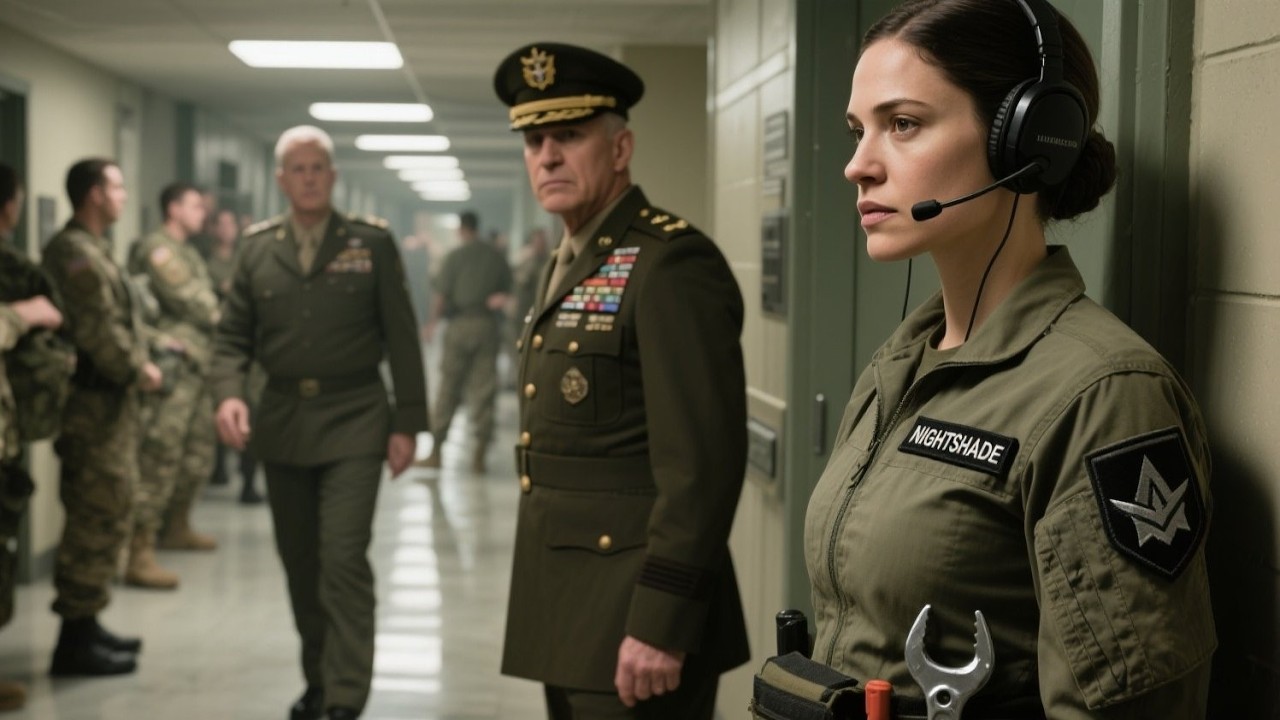 She Looked Like Support Crew—Until the General Saw the Nightshade Unit Patch