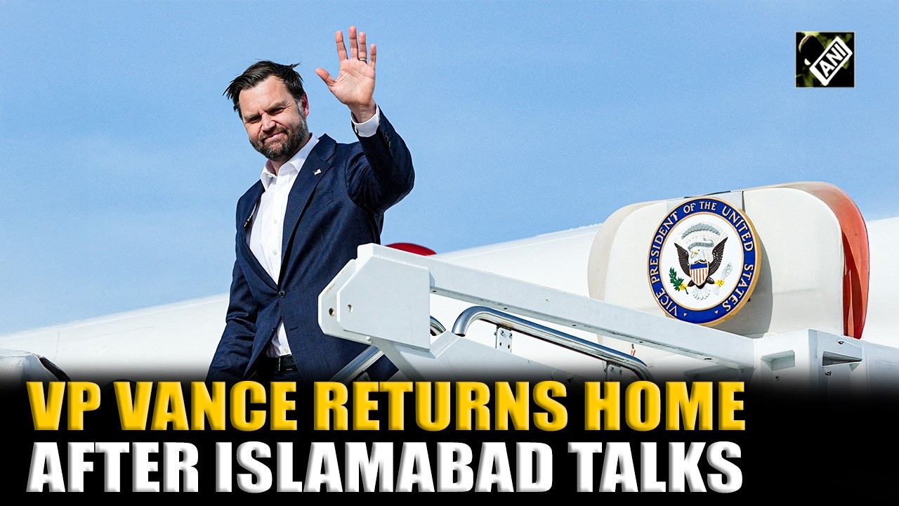US VP JD Vance returns to US from Pakistan after unsuccessful negotiations with Iran
