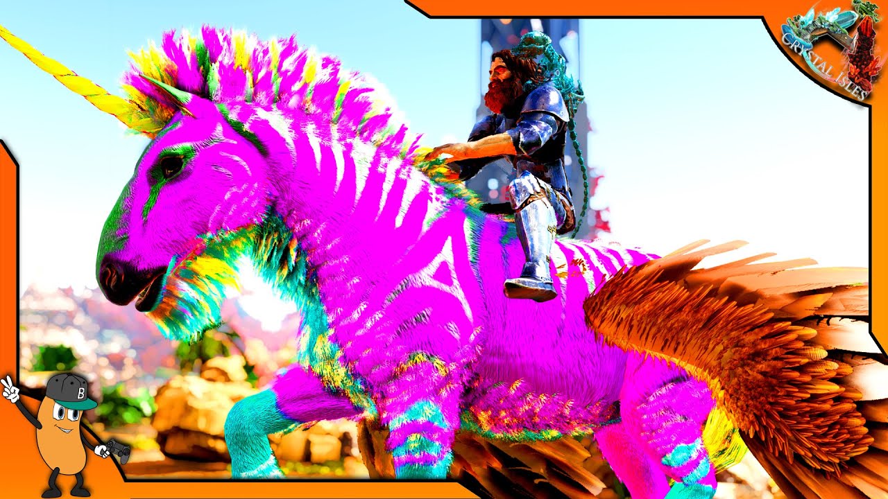 HOW TO TAME EMBER PEGASUS IN CRYSTAL ISLES | Ark Crystal Isles Additional Dinos