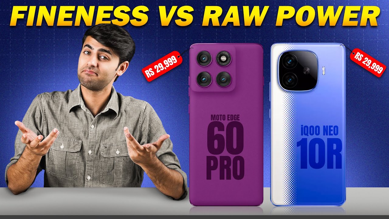 iQOO Neo 10R vs Motorola Edge 60 Pro: Best Phone Under 30000 🤯🔥