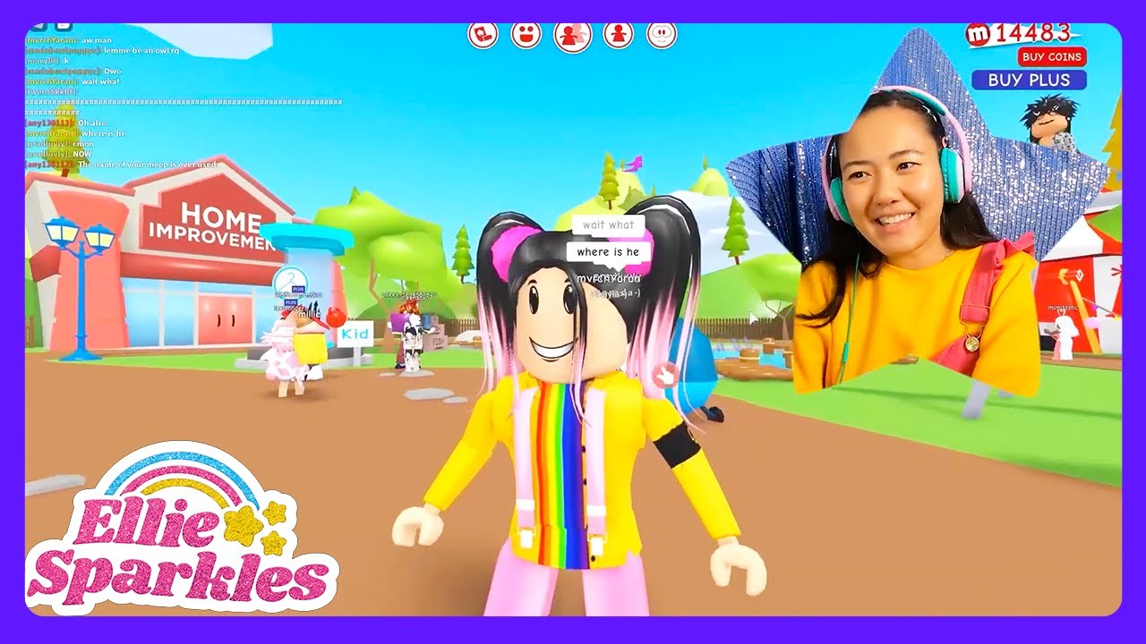 Ellie Sparkles - Roblox Roleplay High School | WildBrain Games Room
