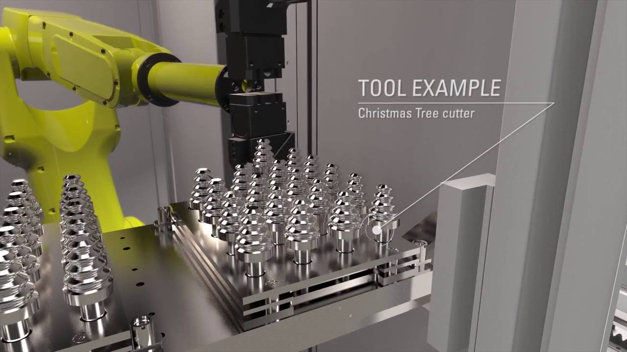 CNC Tool Grinder for Long Tools by WALTER GRINDERS - HELITRONIC VISION 400 L