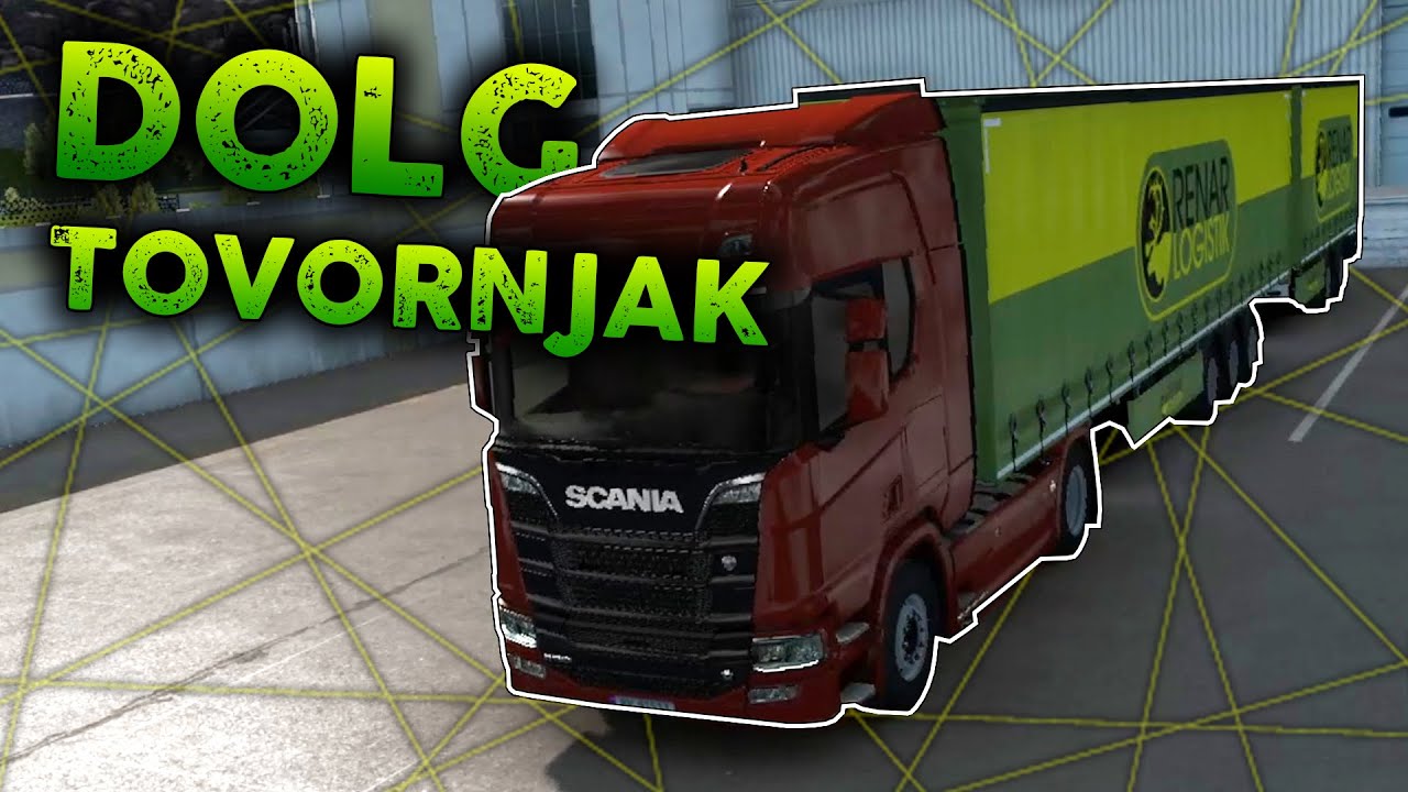 PRVIČ VOZIM TAKO DOLG TOVORNJAK | Euro truck simulator 2 #3