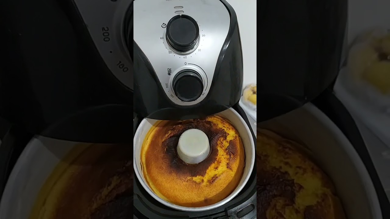 Bolo de milho assado na Airfryer