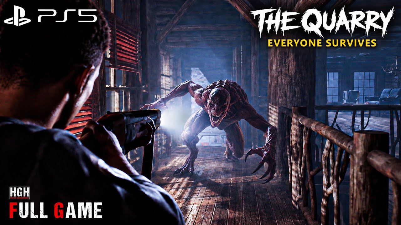 THE QUARRY | BEST ENDING | EVERYONE SURVIVES | PS5 FULL GAME Walkthrough | No Commentary