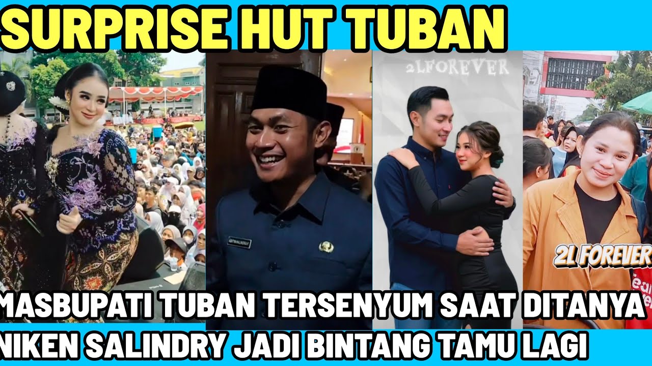 MASBUPATI TUBAN TERSENYUM MANIS!! SAAT DITANYA APAKAH NIKEN SALINDRY JADI BINTANG TAMU DI HUT TUBAN?