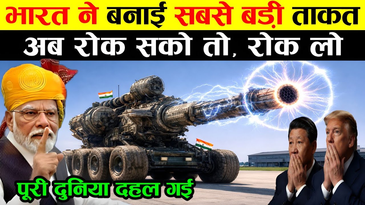 भारत ने बनाई सबसे बड़ी ताकत, दम हो तो रोक के दिखाओ | India Makes Super Powerful Rail gun System 