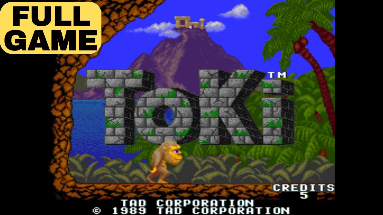 TOKI – Full Arcade Coin‑Op Playthrough (No Commentary | Longplay | 60FPS)