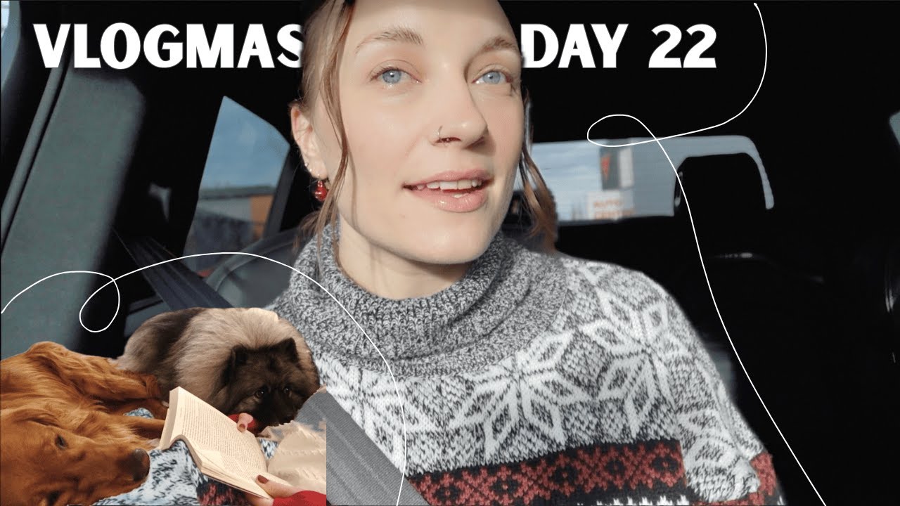 last minute shopping, puzzles, reading a classic | VLOGMAS DAY 22