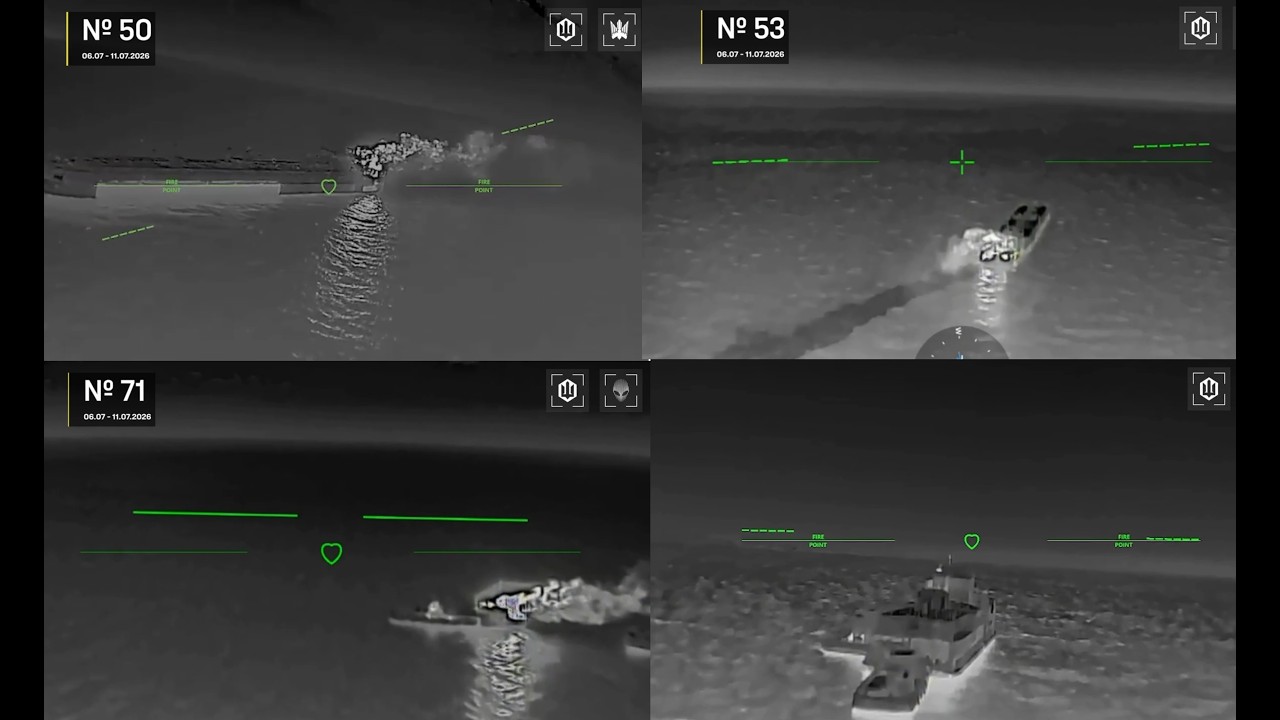 28 Russian Ships Hit in One Night! Tankers and Tugs