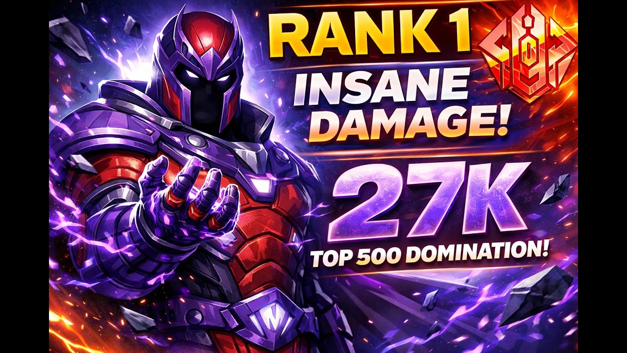 Rank 1 Magneto DOMINATING Top 500 Lobbies – Veswa  Marvel Rivals