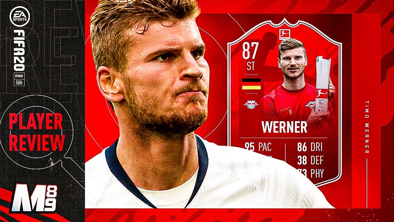 IS POTM WERNER WORTH IT?! | 87 PLAYER OF THE MONTH WERNER PLAYER REVIEW | FIFA 20 Ultimate Team