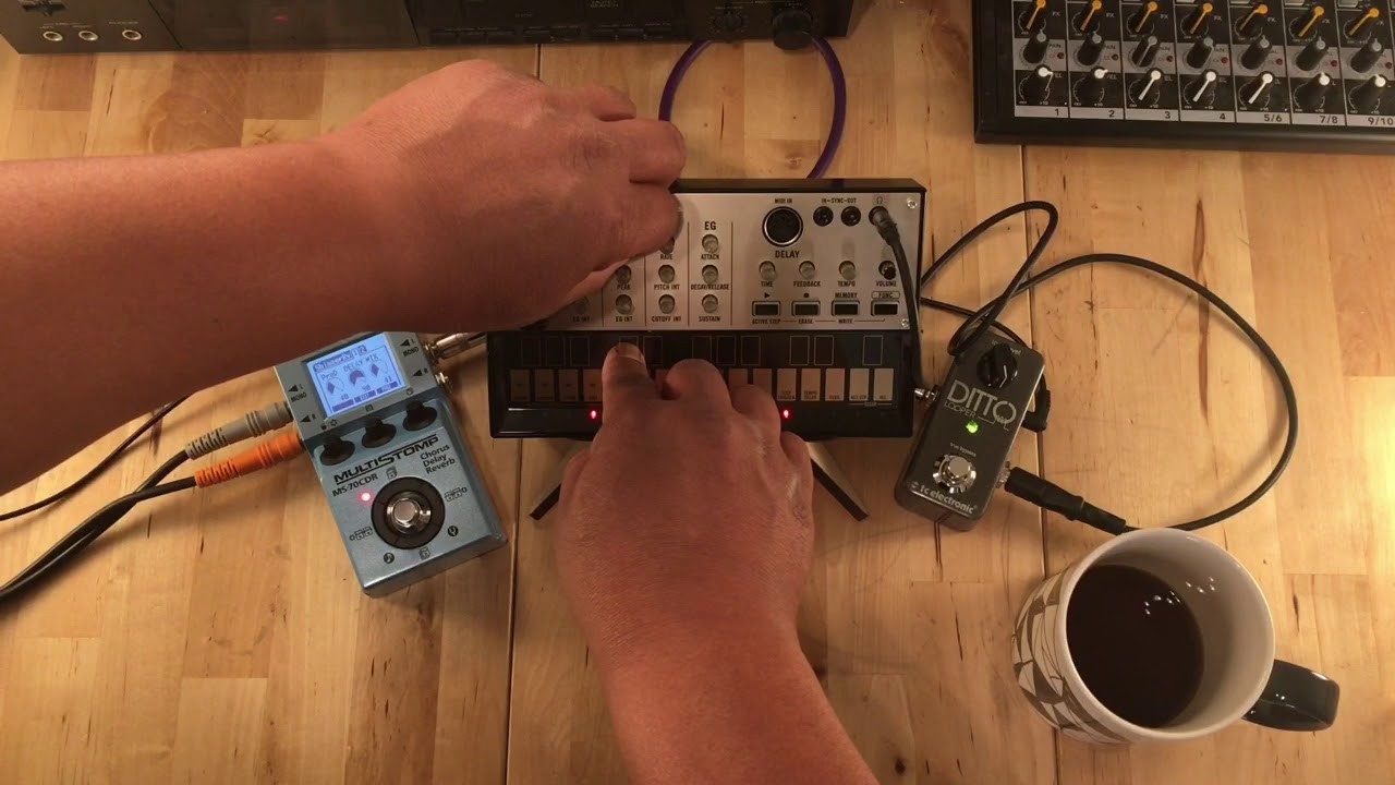 Volca Keys, Zoom MS70-CDR, TC-Electronics Ditto