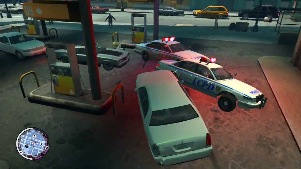 GTA TBoGT - 6 Star Wanted Level Escaped - Drug War and Gas Station
