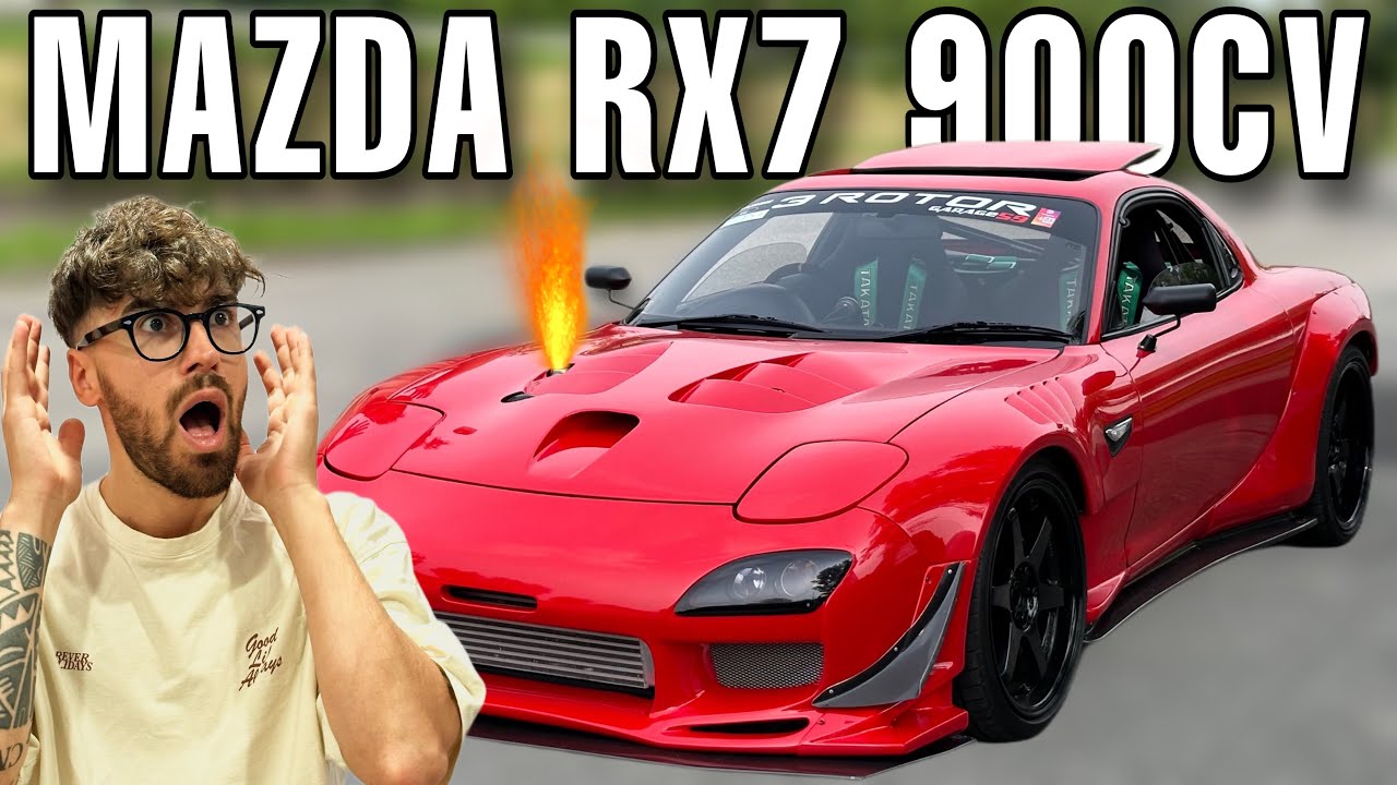MAZDA RX7 900cv TRIROTORE - la più potente in Europa