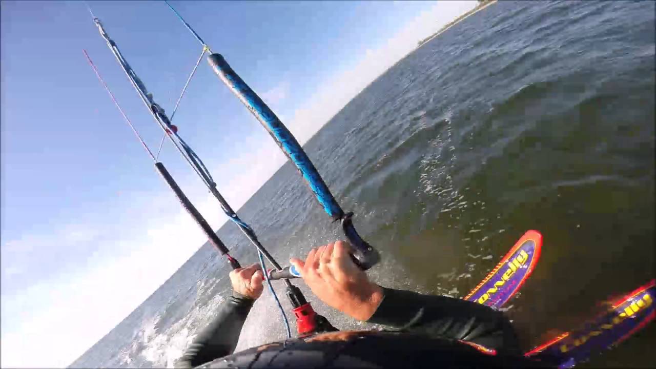Water Skiing with a Race Kite
