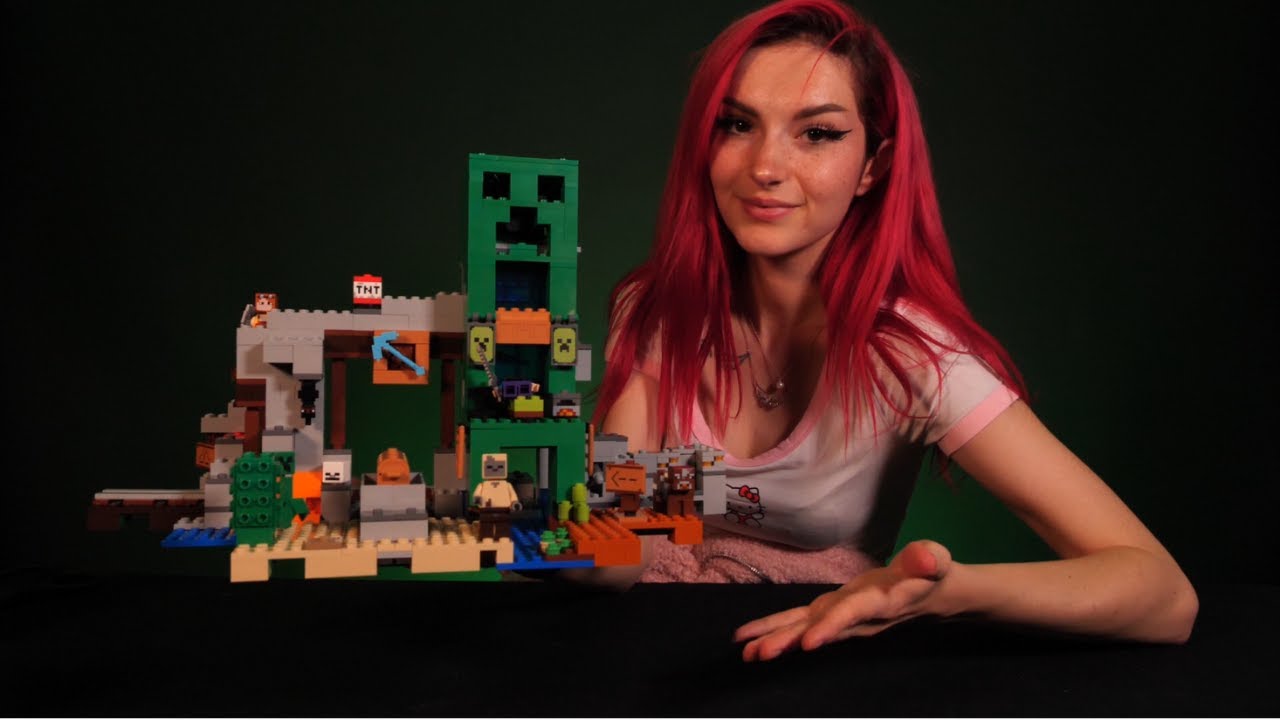[ASMR] Lego Minecraft Creeper House | Lego Build #3