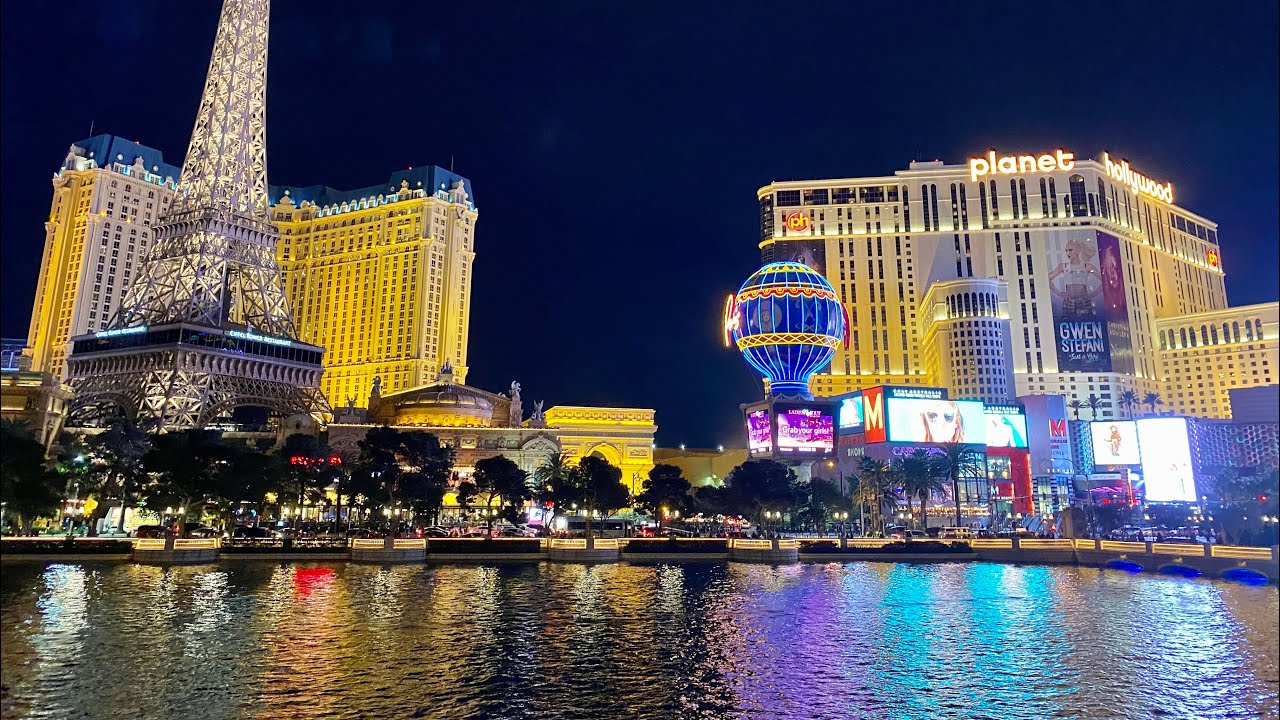 【 美西旅遊🇺🇸 】 DAY3  PART-3 「拉斯維加斯」Bellagio 百樂宮噴水池的音樂水舞秀 ( 巧遇扒手 )  Las Vegas Strip