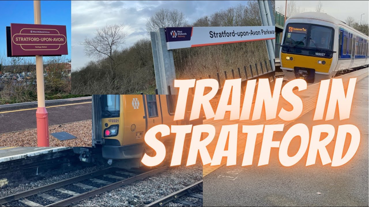 Trains In Stratford Upon Avon Stations (03/01/22)