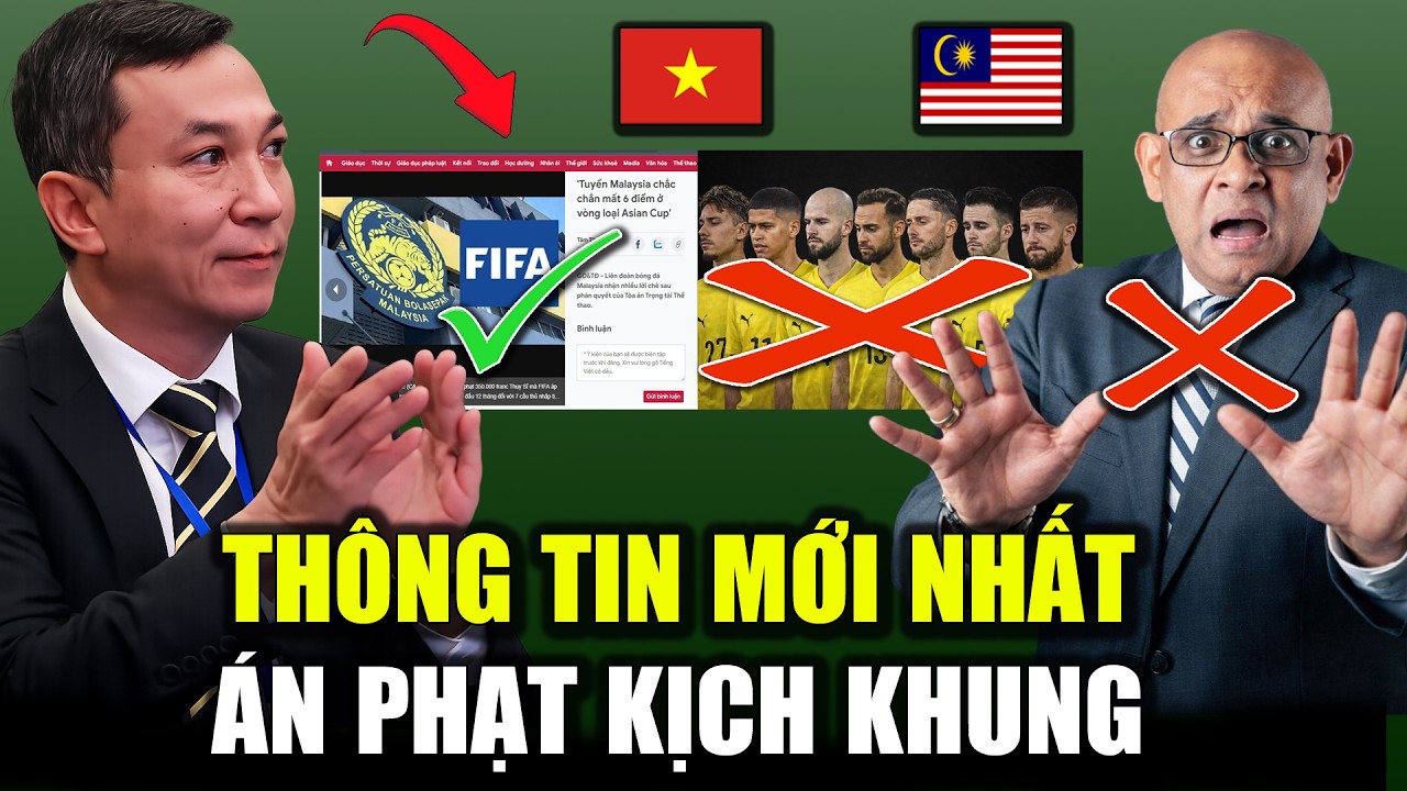 🔴Trưa 8/3: MALAY Mất 6 Điểm, Hàng Loạt Án Phạt Nặng, CĐV Châu Á Hả Hê