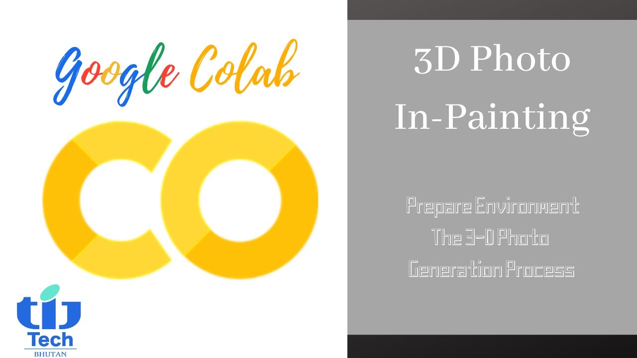 3D Photo in-painting on Google Colab