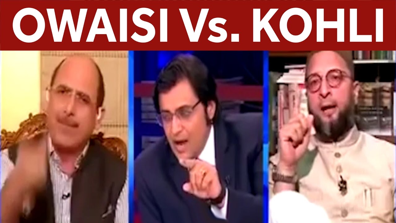 'Muslim' Asaduddin Owaisi VS 'Hindu' Nalin Kohli VS 'Angry' Arnab Goswami