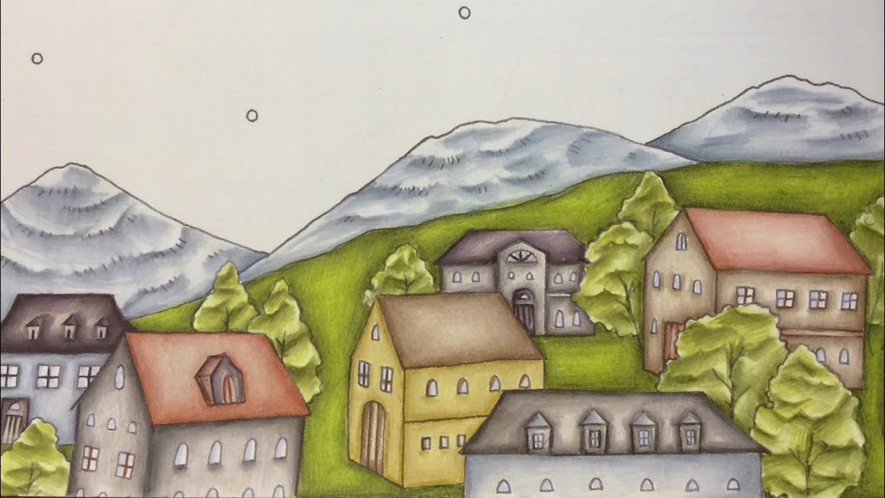 ROMANTIC COUNTRY by Eriy - first tale - prismacolor pencils - part 1