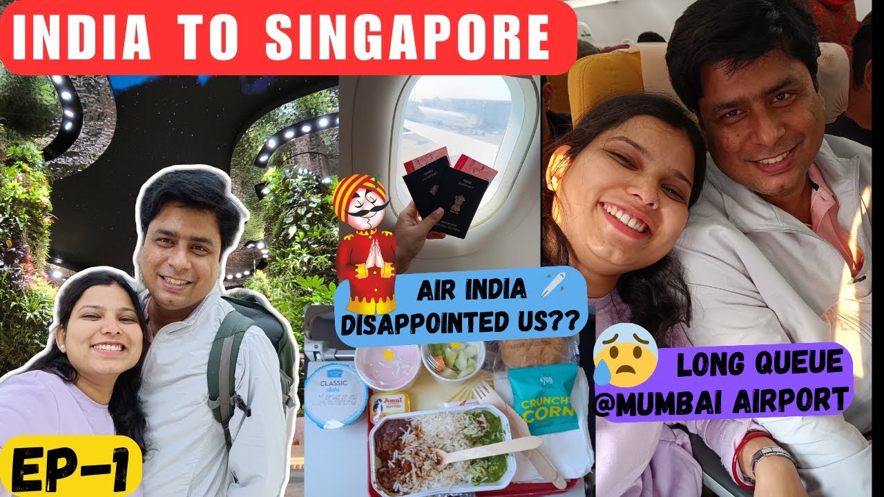 Bali Series EP-1 | Ahmedabad✈️Mumbai✈️Singapore | First International Trip | Full detail
