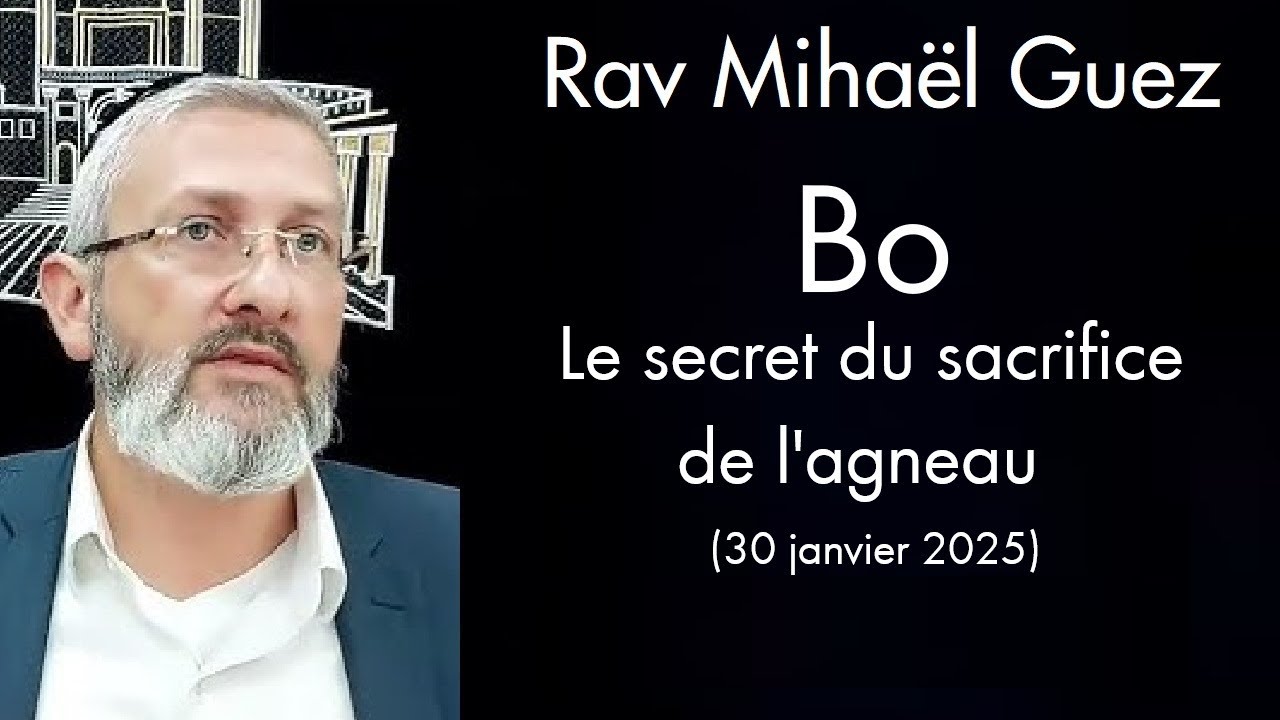 Rav Mihaël Guez - 15 Bo - Le secret du sacrifice de l'agneau