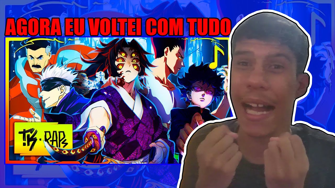 REACT - Rap Eu Sou Overpower (Kokushibo, Gojo, Gon.....) // TK RAPS (Prod. MK)