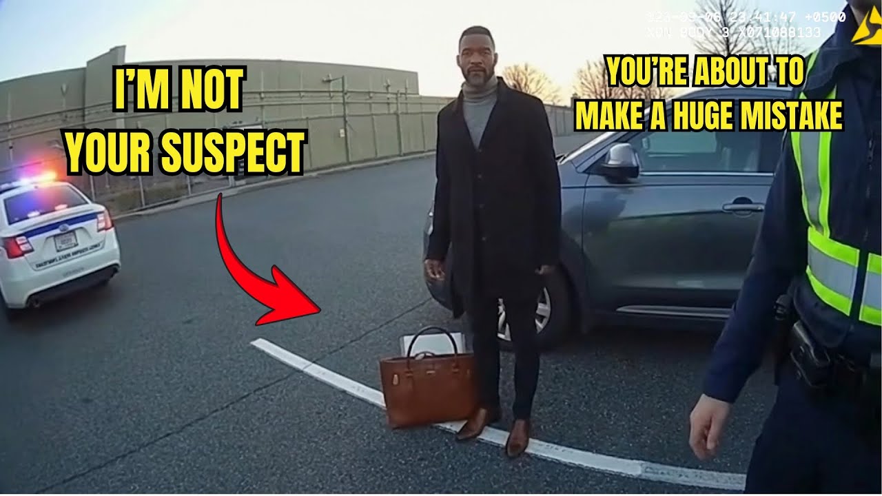 Good Cop Stops Illegal Arrest — Black Man Is a Senior Pentagon Legal Advisor