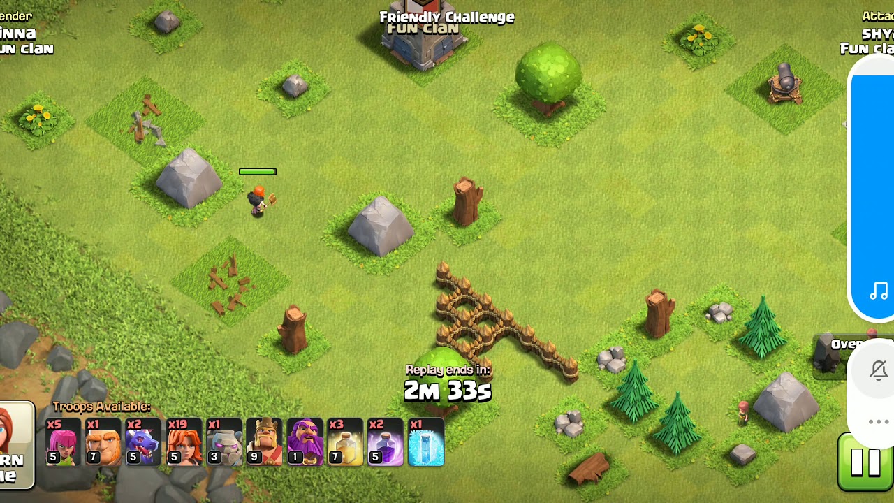 COC Funny attack