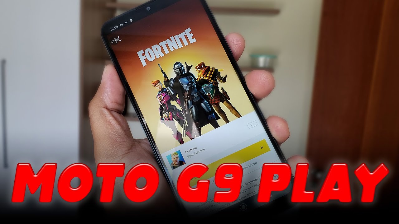 Fortnite no Moto G9 Play - Snapdragon 662 - 4GB RAM - Adreno 610