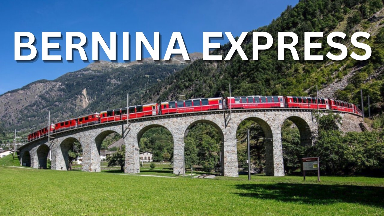 Bernina Express Train - from Tirano, Italy to Chur, Switzerland