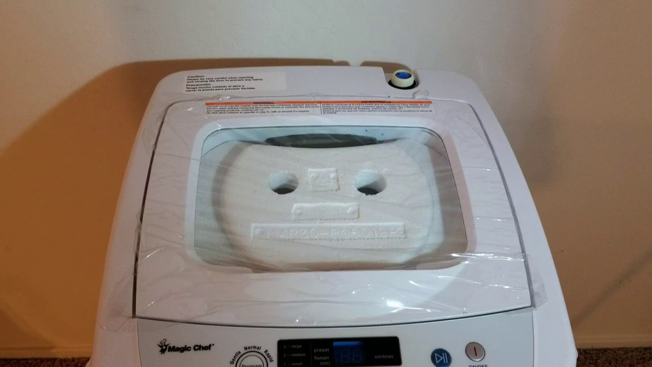 Magic Chef Portable Washer Install