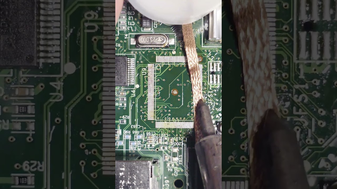 Relax soldering #flux #repair #chip #soldering #solder #motherboard #relax