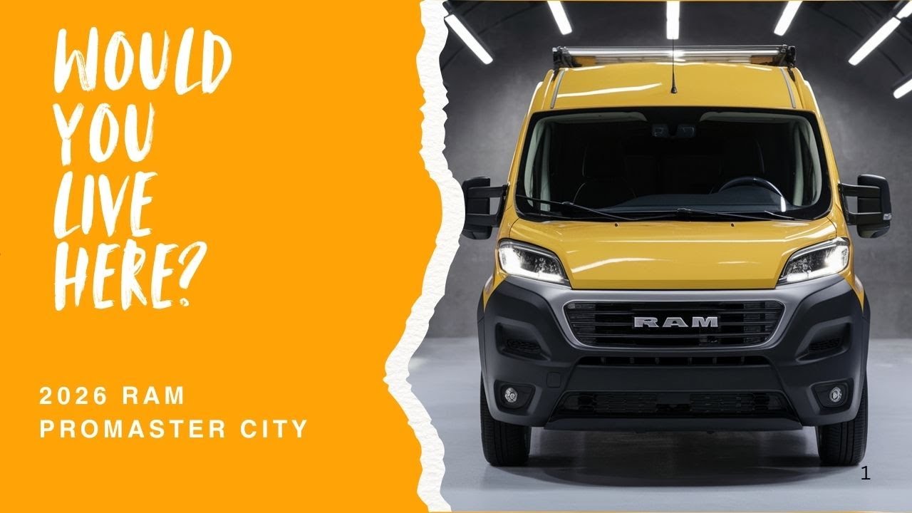 2026 Ram ProMaster City Camping Van &mdash; Compact Camper Tour & Features!
