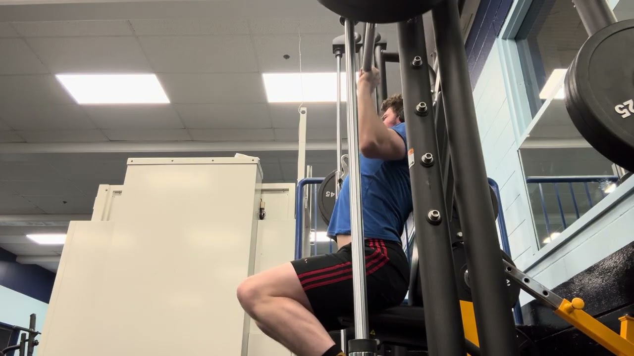 165 x 2 shoulder press