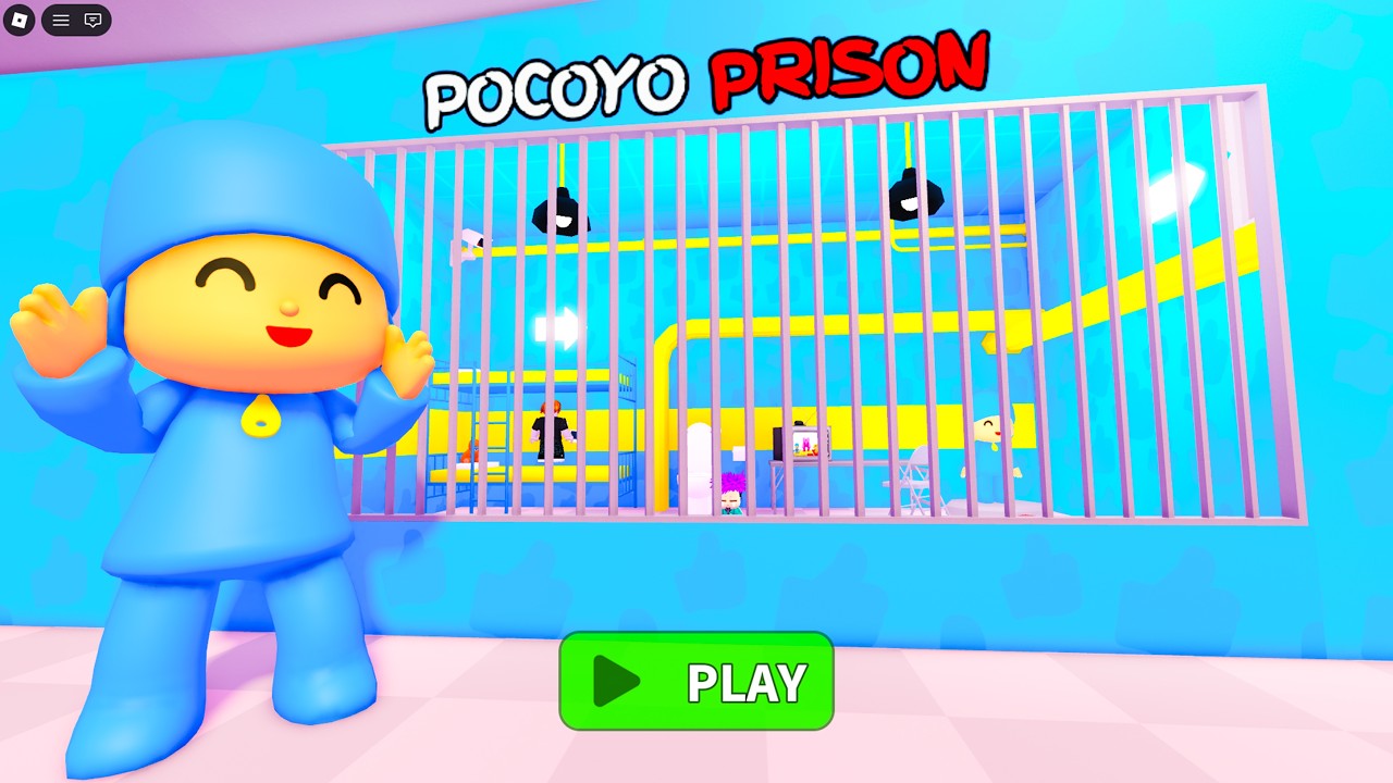 POCOYO PRISON RUN! Obby | Game is Hard Walkthrough