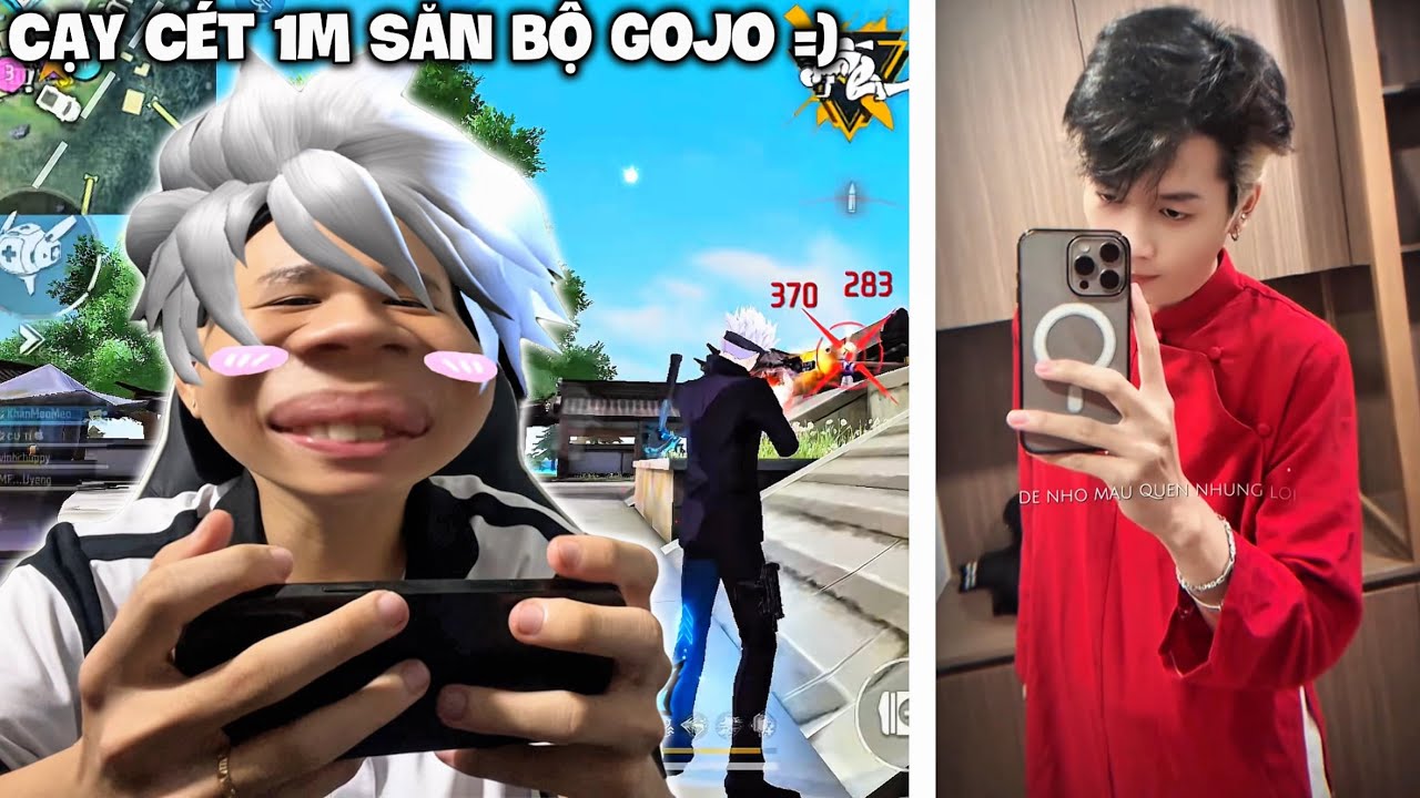 [Free Fire] CẠY CÉT SĂN BỘ GOJO & ĐÁ LIVE IDO TRƯỜNG KHÁNH TRẬN CUỐI LÊN HUYỀN THOẠI LẠ LẮM
